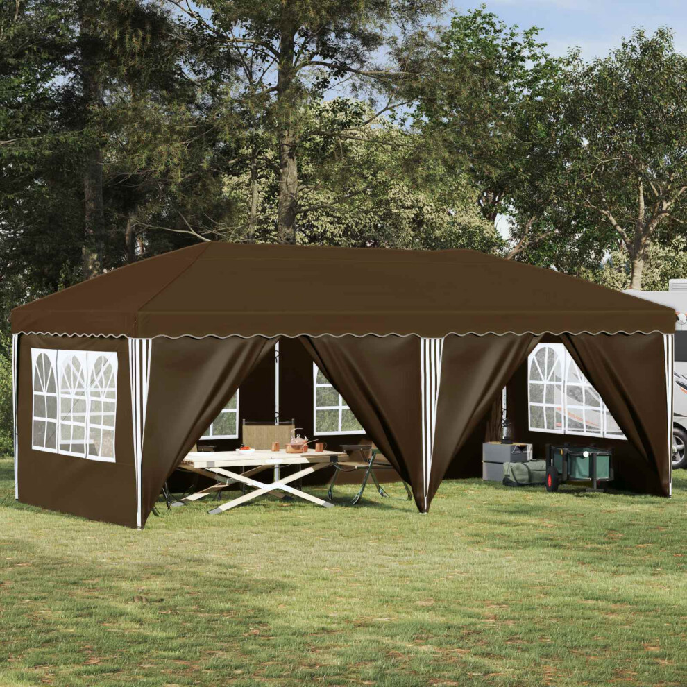 Vidaxl Pop-Up Party Tent 575 X 288 X 245 Cm Taupe