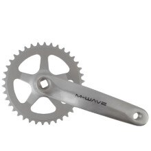 M-Wave 38T Chainset Silver 170mm Alloy Crank