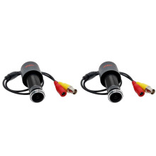 2pcs 1.7mm Panorama Fish-Eye 1080P Wide Angle AHD Camera PAL 2MP CCTV Door Viewer Adjustable for Home Security