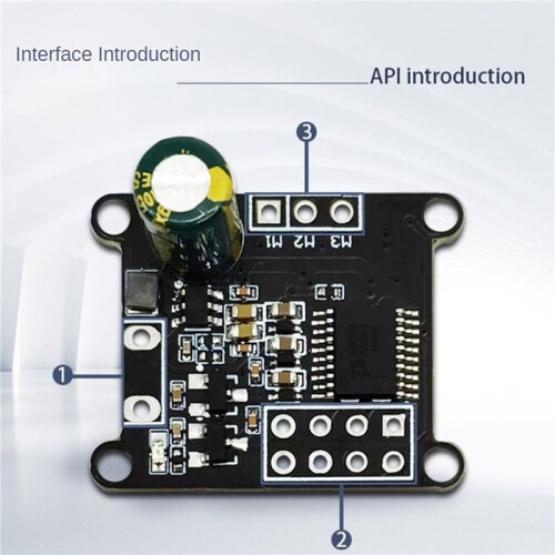 2X  Brushless Motor Driver Board FOC Control Driver SVPWM Control  10-24V Module Replace Simple FOC 2
