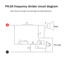 4X PA-2A 450W 2 Way Audio Speaker Divider Treble Bass Frequency Divider KTV Stage Professional Speaker Crossover