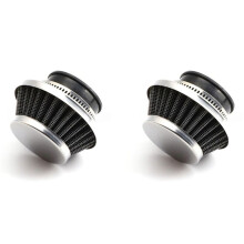2pcs 42MM Air Filter for 47Cc 49Cc Super Pocket Bike Upgrade Kit Dirt Bike Atv Quad Aluminium Air Filter Silver