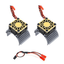 RC-Motorlüfter, Kühlkörper, 36 Mm, für RC-Auto, Maßstab 1/8, 1/10, 1/12, 380, 540, 550, 3650, 3660, 3674, Bürstenloser Motor, Gold