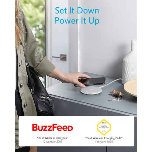 Anker Anker Wireless Charger PowerWave Pad Qi-Certified 10W Max(No AC Adapter) 1
