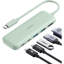 Anker USB C Hub 5-in-1 HDMI Splitter with 4K Display for MacBook Pro Air Dell