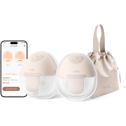 Eufy eufy Security Wearable Breast Pump E10 Electric Hands-Free App-Controlled
