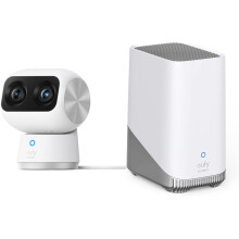 eufy Security Indoor Cam S350 4K 360 WiFi Human/Pet AI&S380 HomeBase 16TB NoFee
