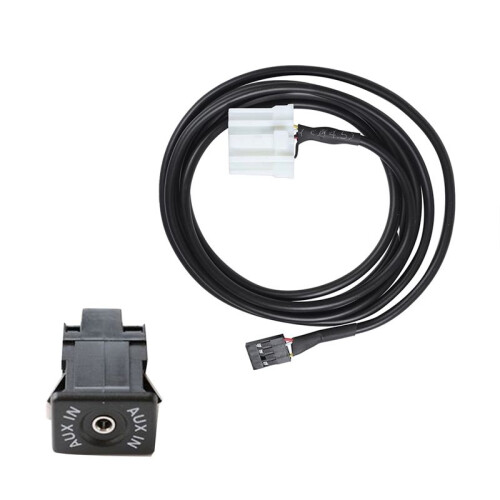 Car 32-Pin Aux Audio Cable Socket AUX Interface Adapter Cable for  2 3 5 6 RX8 Mx5 MX-5 CX-7 CX-9 1