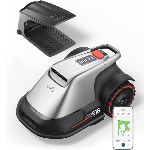Eufy Eufy E18 Robot Lawnmower Hands-Free Auto-mapping Accurate Obstacle Avoidance