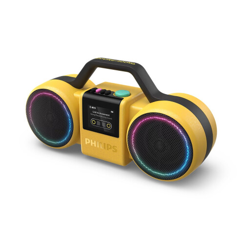 Philips Philips Portable Bluetooth Speaker The Roller MS60 Yellow – Retro Style, 24H Pla