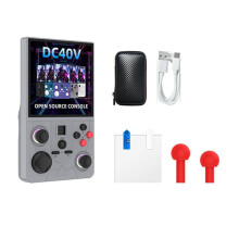 DC40V Retro Handheld Game Console 64GB 3.5Inch IPS Screen Portable Pocket Video Player Supports 30+ Emulators D