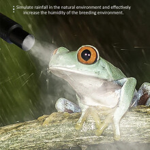 4L Amphibians & Reptile Mist Humidifier with Hose Adjustable Terrarium Reptile Fogger Humidifier Accessories -US Plug