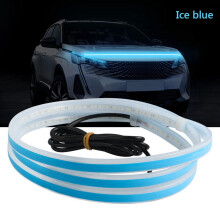 LED Car Engine Hood Atmosphere Lamp Through Type Daytime Running Lamp Guidelines Decorative Lights 150cm