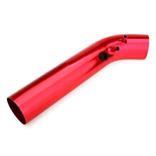 Kit de Modificação de Tubo de Admissão de Ar Universal de 3 Polegadas para Carro, Liga de Alumínio, Duto de Admissão de 76 mm, Prata