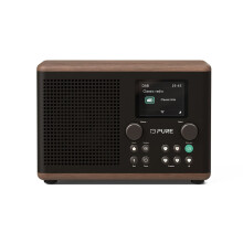 Pure Classic H4 Bluetooth DAB+ FM Radio in Coffee Black and Walnut
