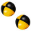 9X PU Hand Throwing  Elastic Soft Rubber High-End Magic Juggling  Acrobatics Props Hand Throwing ,A 3