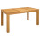 VidaXL vidaXL Dining Table 150 x 85 x 75 cm Solid Oak Wood Natural 1