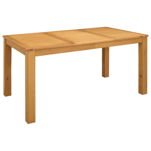 VidaXL vidaXL Dining Table 150 x 85 x 75 cm Solid Oak Wood Natural