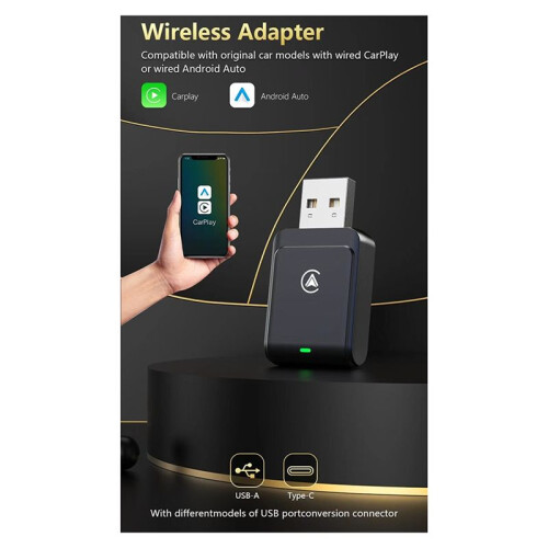 Car  Box Portable Android Auto Carplay Module 2in1 Wireless Carplay Box 1