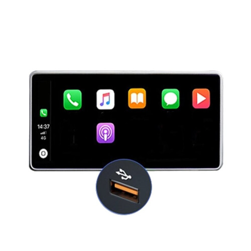 Caixa CarPlay e para Android Auto Sem Fio 2 em 1, Adaptador Conecte e Use para Android Auto e CarPlay para Carro 1
