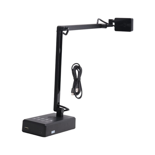 2X 4K USB Document Camera 16MP Webcam Visualiser Image Invert Foldable for Live Demo Web Conferencing
