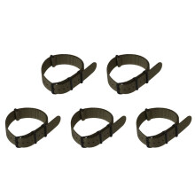 5pcs 20mm Army Green Nylon Fabric Outdoor Sport Watch Band Strap Fits WEEKENDER WB2034