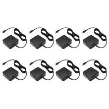 8X Suitable for Square Notebook Portable Power Adapter 65W Type-C Port Pd Fast Charge Computer Charger US Plug
