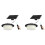 2X 244-LED Solar Pendant Light with Moving Sensor, Solar Shed Light,Light Outdoor Solar Powered Motion Sensor Shed Light 1