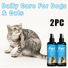 (2PCS) Zachte huidverzorgingsspray voor huisdieren |Lichtgewicht ademend voor honden en katten |Veilige dagelijkse verzorgingsm