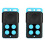 2X 433MHz Clone Remote Control RF Duplicator Copy Remote Control Fixed Code 433MHz Wireless Remote for Gate Garage Door 1