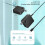 8X Suitable for  Square Notebook Portable Power Adapter 65W Type-C Port Pd Fast Charge Computer Charger US Plug 8