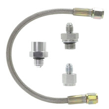 Oil Pressure Sensor Relocation Adapter Hose Kit Fit for C5 C6 Corvette LS Series LSX 5.3L 6.0L 6.2L Chevy Silverado