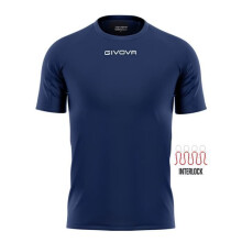 Maillot - GIVOVA - Capo - Bleu navy - Taille S - Interlock 100% polyester