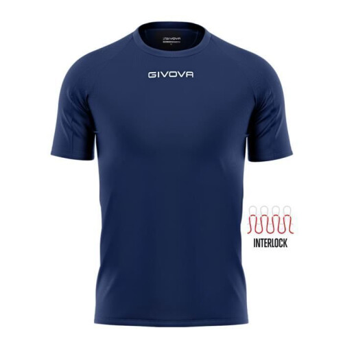 Maillot - GIVOVA - Capo - Bleu navy - Taille S - Interlock 100% polyester
