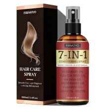 Spray de soin capillaire lissant instantané sans rinçage - Spray lissant à la kératine 7 en 1, 100 ml.Soins