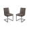 Set Of 2 Brooklyn Dining Chairs - Charcoal Grey 2