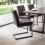 Set Of 2 Brooklyn Dining Chairs - Charcoal Grey 1