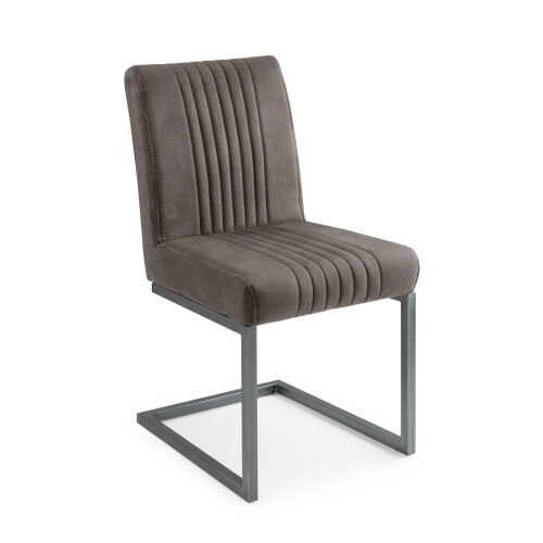 Set Of 2 Brooklyn Dining Chairs - Charcoal Grey 2