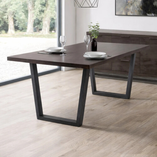 Brooklyn Dining Table - Dark Oak