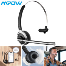 Mpow Wireless Bluetooth Headset for Cellphone Office Call Center Hand Free Mic