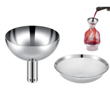 Wine Aerator Shower Funnel with Mesh Sediment Strainer Stainless Steel Aerating Decanter Funnel,for Wine Lover Gift