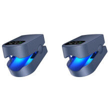 2X Nail Baking Lamp Device for Home Use - Portable Nail Cleaning Light for Damaged Discolored Thick Nails