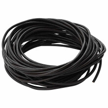 vidaXL Leather Cord Dark Brown Ø2.5 mm x 10 m Leather