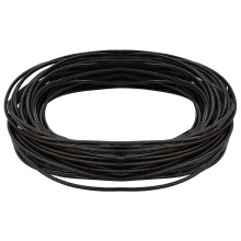 vidaXL Leather Cord Dark Brown Ø2 mm x 5 m Leather