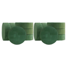 12 Packs Round Floral Foam Blocks,6.5In Dry Floral Foam for Artificial Flower for Wedding Aisle Flowers Party Decoration