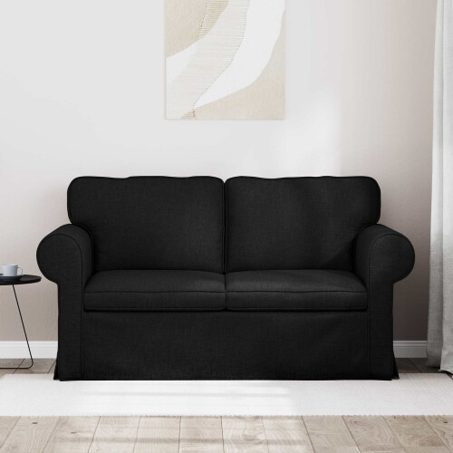 VidaXL vidaXL Sofa Schwarz 155 x 82 x 80 cm Stoff 2