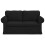 VidaXL vidaXL Sofa Schwarz 155 x 82 x 80 cm Stoff 4