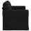 VidaXL vidaXL Sofa Schwarz 155 x 82 x 80 cm Stoff 5