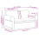 VidaXL vidaXL Sofa Schwarz 155 x 82 x 80 cm Stoff 9