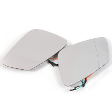 Espelho Retrovisor de Vidro Aquecido Direito do Carro Espelho Retrovisor de InversãO de Asa Lateral de Vidro para -F01 F02 F03 F04 F06 F10